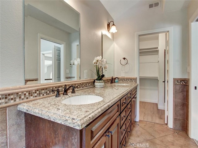 25547 Palermo Way, Yorba Linda, CA 92887 - full bath with double vanity and tile patterned flooring