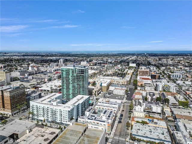 birds eye view of property featuring a view of city