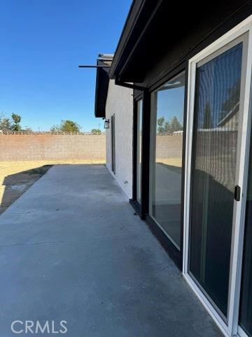 view of patio / terrace featuring a fenced backyard