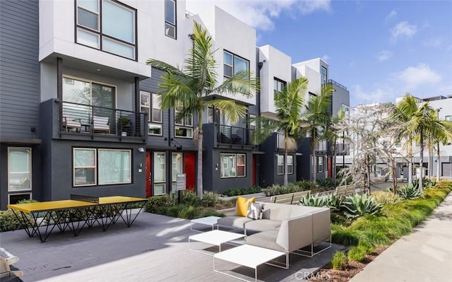 view of property featuring a residential view