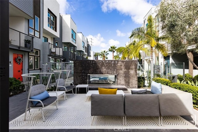 view of patio / terrace with outdoor lounge area