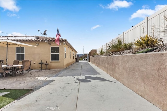 view of street featuring driveway