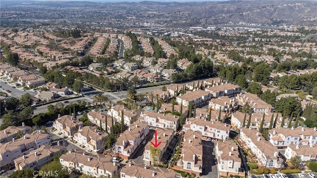 birds eye view of property featuring a residential view