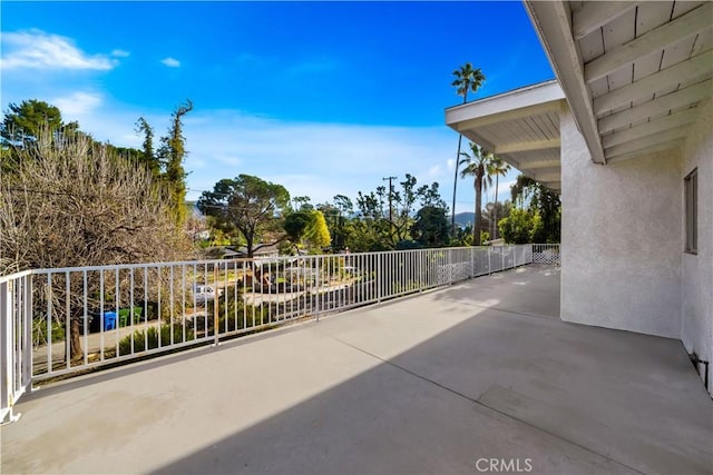 9970 Shadow Hills Dr, Sunland, CA 91040 - view of patio with a balcony
