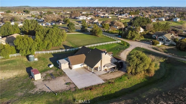 bird's eye view featuring a residential view