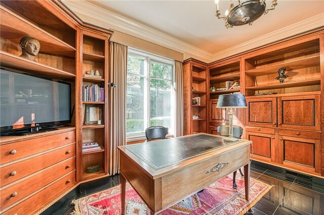 50369 Rd 420, Coarsegold, CA 93614 - office area with crown molding
