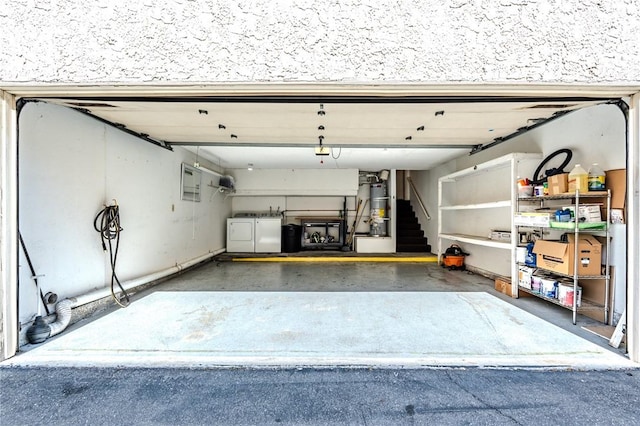 27666 Nugget Dr Unit 3, Canyon Country, CA 91387 - garage with independent washer and dryer and secured water heater