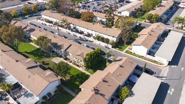 aerial view featuring a residential view