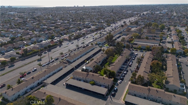 aerial view featuring a residential view