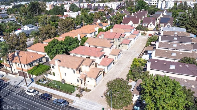 birds eye view of property featuring a residential view