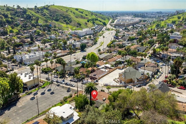 bird's eye view featuring a residential view