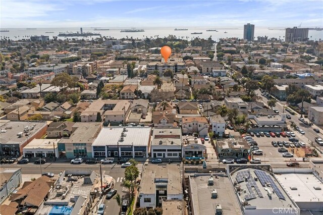 2032 E Bermuda St Unit 102, Long Beach, CA 90814 - aerial view of property's location featuring a nearby body of water and nearby urban area