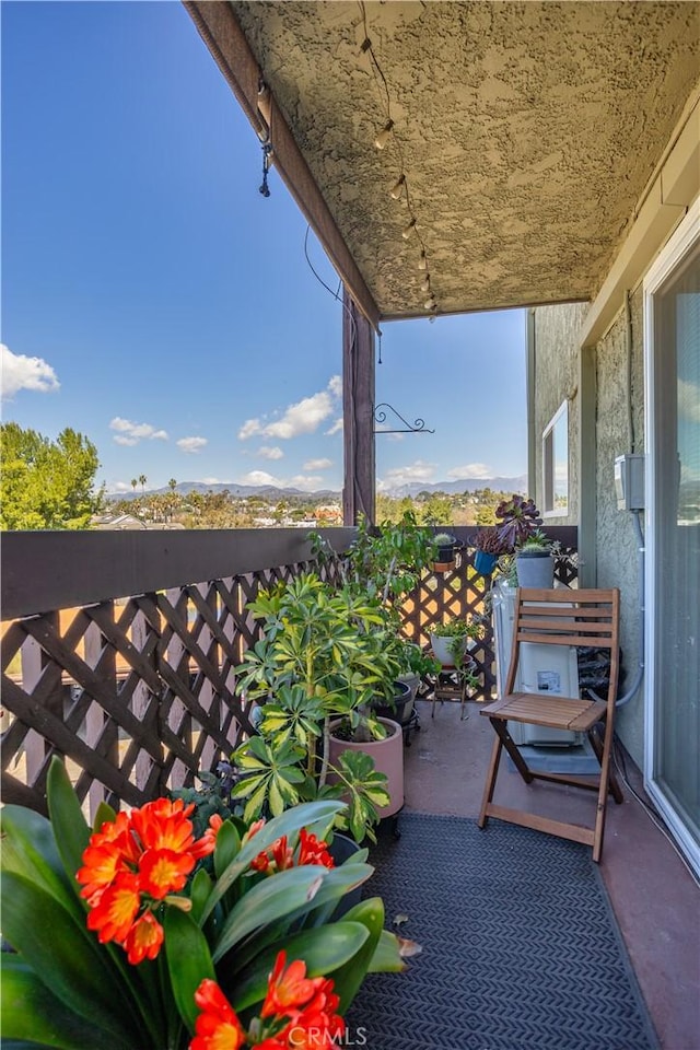 balcony featuring a sunroom