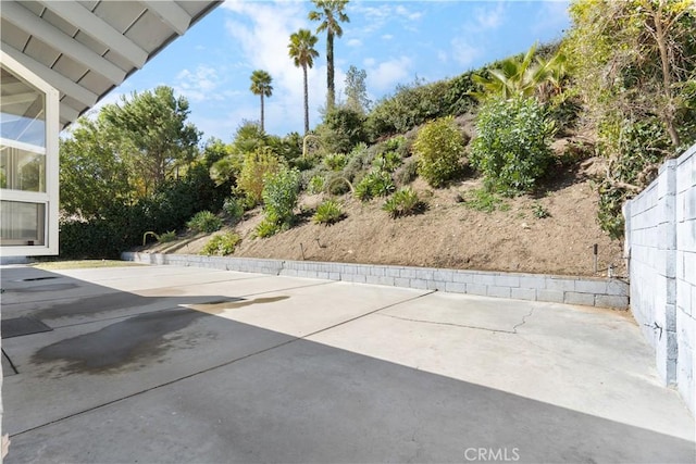 view of patio / terrace with fence