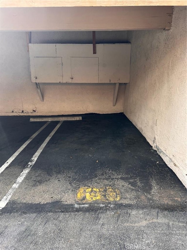 view of vehicle parking