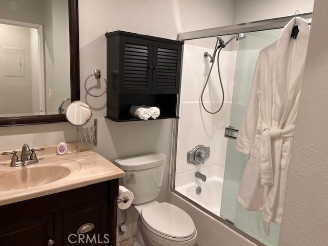 28947 Thousand Oaks Blvd Unit 134, Agoura Hills, CA 91301 - full bathroom with bath / shower combo with glass door and vanity