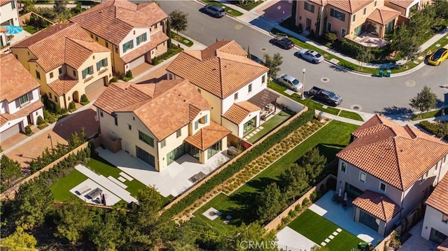 birds eye view of property featuring a residential view