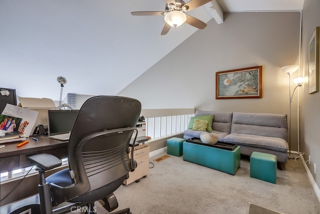 27578 Lene, Mission Viejo, CA 92692 - carpeted office featuring ceiling fan and baseboards