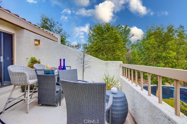 27578 Lene, Mission Viejo, CA 92692 - view of patio / terrace with outdoor dining area and a balcony