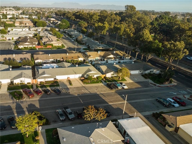 bird's eye view featuring a residential view