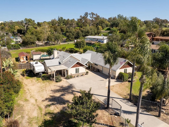 drone / aerial view