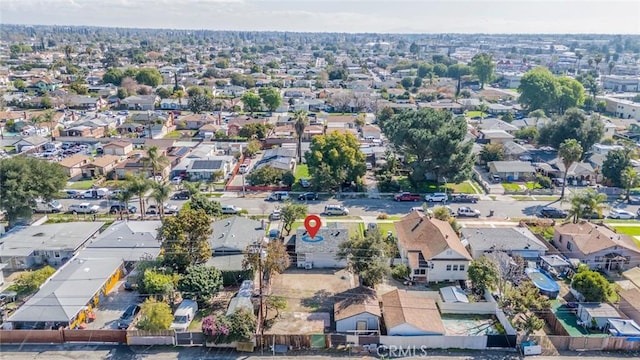 birds eye view of property featuring a residential view