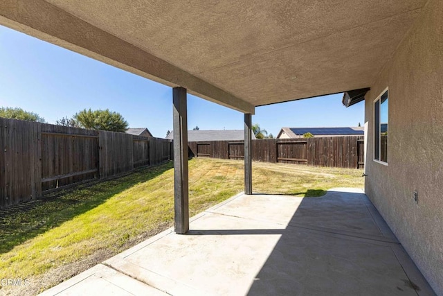 view of patio / terrace featuring a fenced backyard