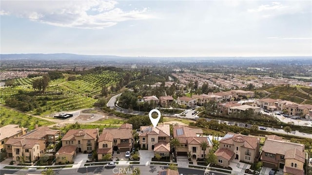 birds eye view of property featuring a residential view