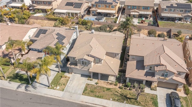 aerial view featuring a residential view