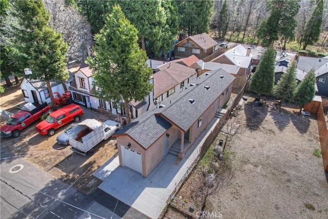 drone / aerial view featuring a residential view