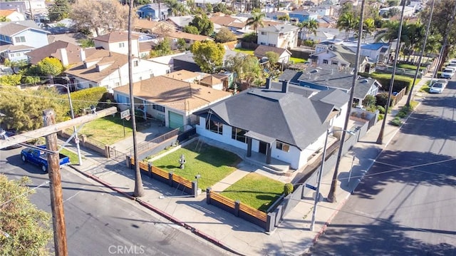 bird's eye view featuring a residential view