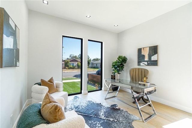 10943 Pickford Way, Culver City, CA 90230 - office space featuring recessed lighting, baseboards, and light wood-type flooring