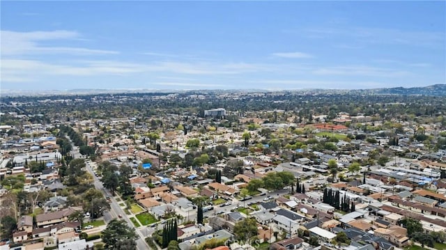 drone / aerial view featuring a residential view