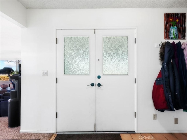 entryway with french doors