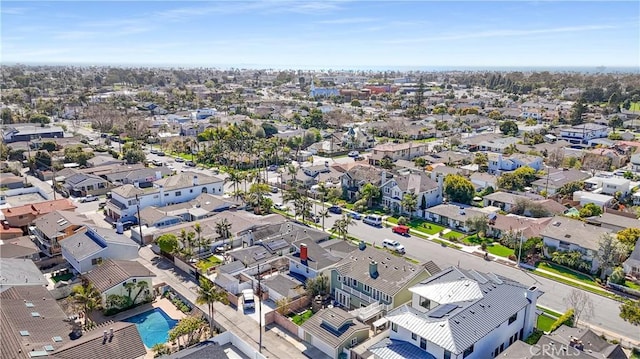 bird's eye view featuring a residential view