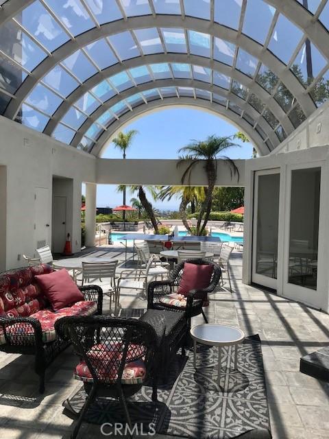 view of patio / terrace with a community pool