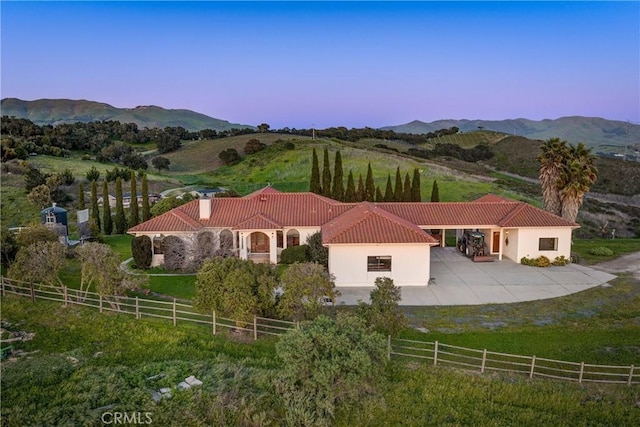 2139 Verde Canyon Rd, Arroyo Grande, CA 93420 - view from above of property with a mountainous background