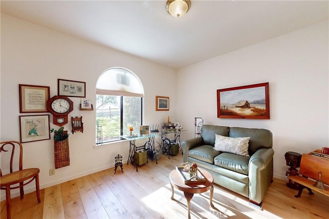 2139 Verde Canyon Rd, Arroyo Grande, CA 93420 - living area with hardwood / wood-style floors and baseboards