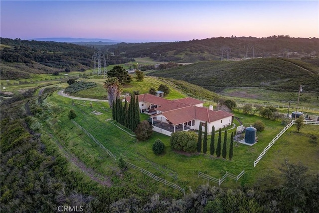 2139 Verde Canyon Rd, Arroyo Grande, CA 93420 - aerial view at dusk of a view of countryside