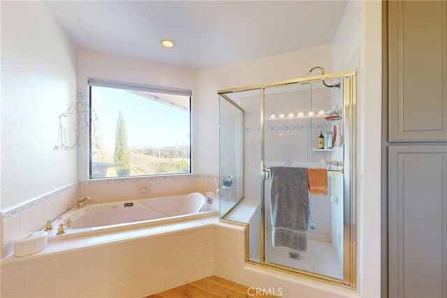 2139 Verde Canyon Rd, Arroyo Grande, CA 93420 - bathroom with a garden tub and a stall shower