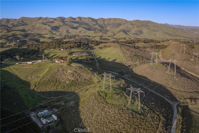 2139 Verde Canyon Rd, Arroyo Grande, CA 93420 - aerial view of property and surrounding area with a mountainous background and rural landscape