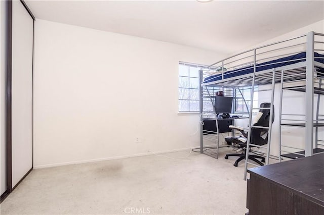 bedroom with baseboards