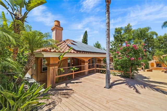 805 E Chase Dr, Corona, CA 92881 - view of deck