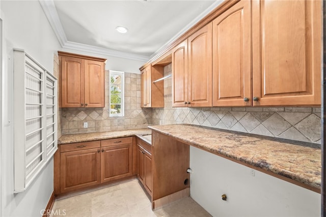 805 E Chase Dr, Corona, CA 92881 - interior space featuring crown molding and recessed lighting