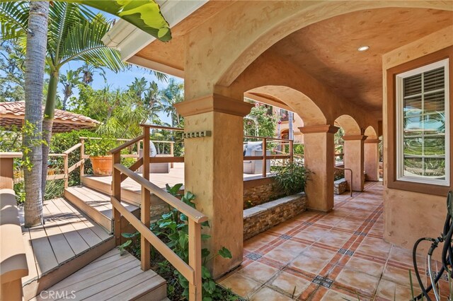 805 E Chase Dr, Corona, CA 92881 - view of patio / terrace with a deck