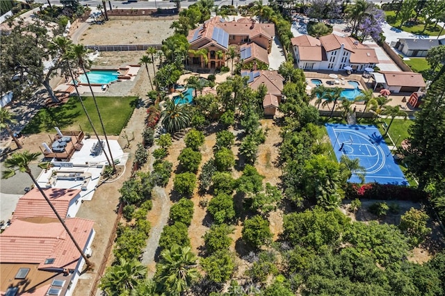 805 E Chase Dr, Corona, CA 92881 - bird's eye view with a residential view
