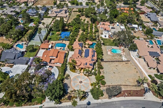805 E Chase Dr, Corona, CA 92881 - birds eye view of property with a residential view