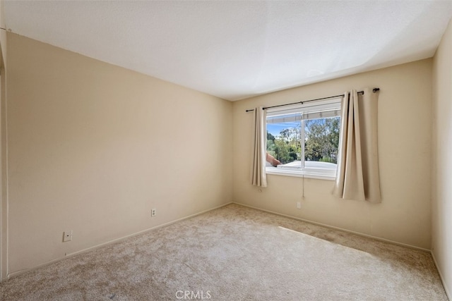 unfurnished room featuring carpet flooring