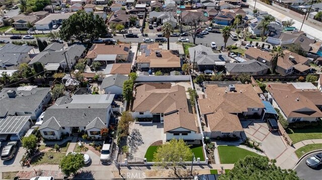 birds eye view of property featuring a residential view