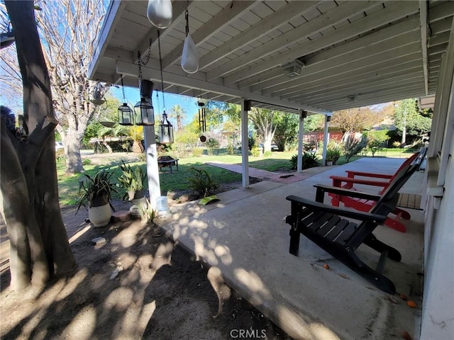 view of patio